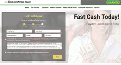 Desktop Screenshot of carolinapaydayloansinc.com